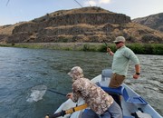 bob and eric yakima river drift boat trip