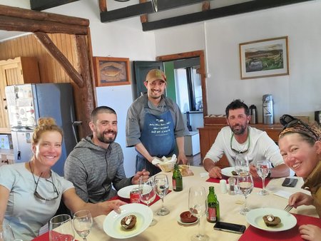 lunch at estancia del zorro patagonia