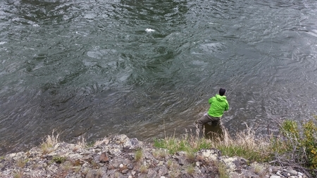 Wade Fishing the Yakima River